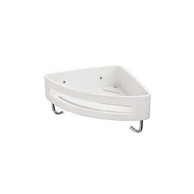 System Banyo Duş Raf Sistemi Beyaz/Krom Renk 28.7 cm (BA3019 043 R1-CR) - System Banyo