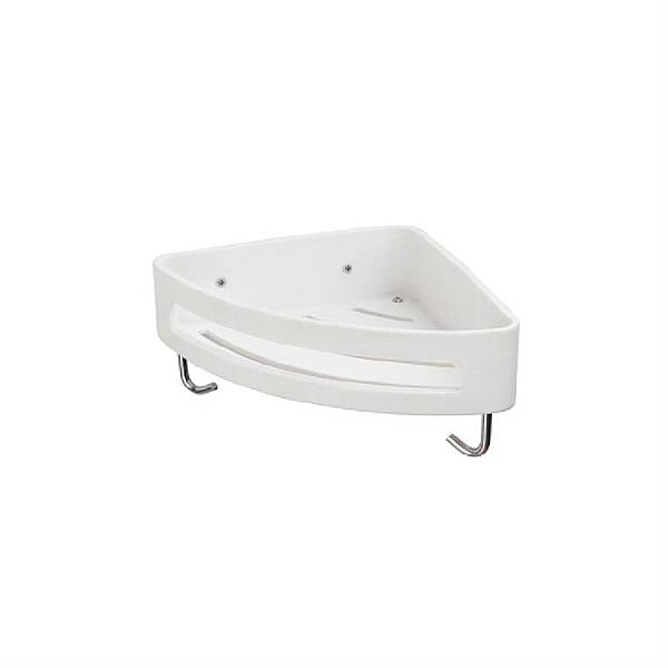 System Banyo Duş Raf Sistemi Beyaz/Krom Renk 28.7 cm (BA3019 043 R1-CR) - 1