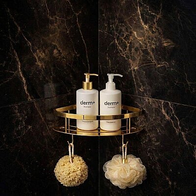 Banyo Duş Raf Sistemi Gold Renk 28 cm (BA3017 043 GL) - System Banyo