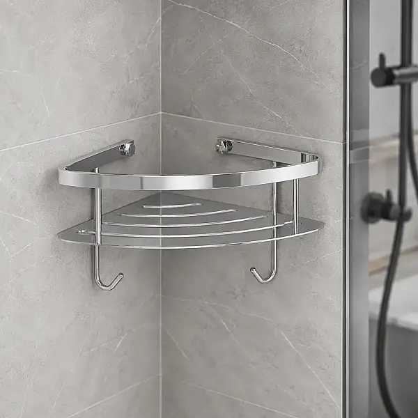 System Banyo Duş Raf Sistemi Krom Renk 28 cm (BA3017 043 CR) - 2