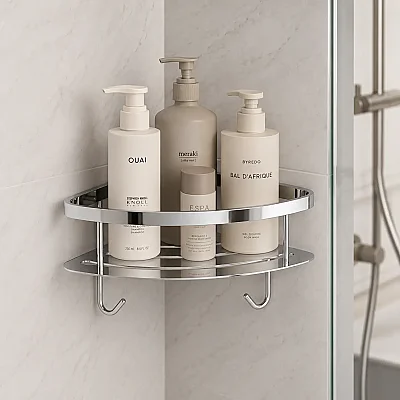 System Banyo Duş Raf Sistemi Krom Renk 28 cm (BA3017 043 CR) - 1