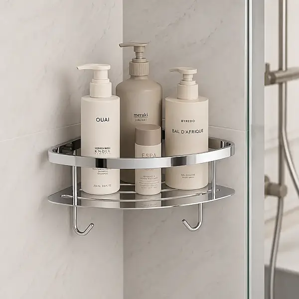 System Banyo Duş Raf Sistemi Krom Renk 28 cm (BA3017 043 CR) - 1