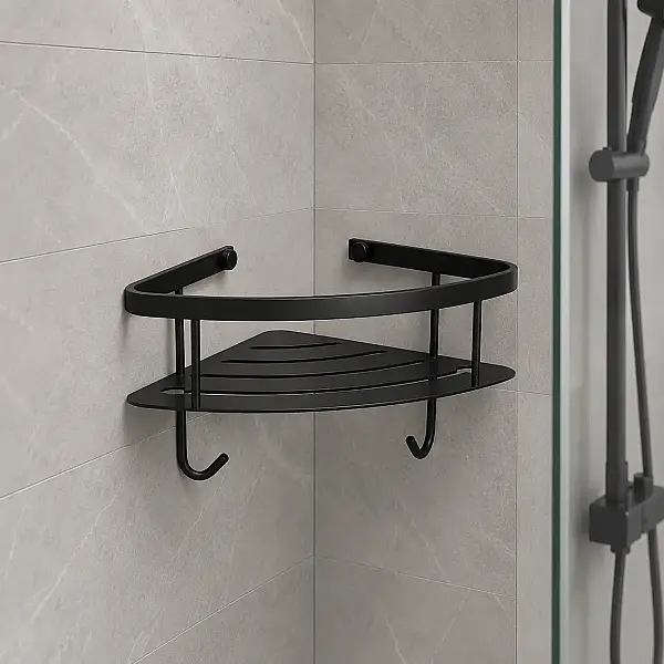 System Banyo Duş Raf Sistemi Siyah Renk 28 cm (BA3017 043 AL6) - 2