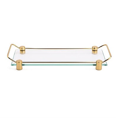 System Banyo Tepsisi Cam/Gold 36x125x312 mm (BA2041 037 C1-GL) - System Banyo