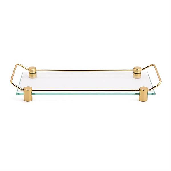 System Banyo Tepsisi Cam/Gold 36x125x312 mm (BA2041 037 C1-GL) - 1