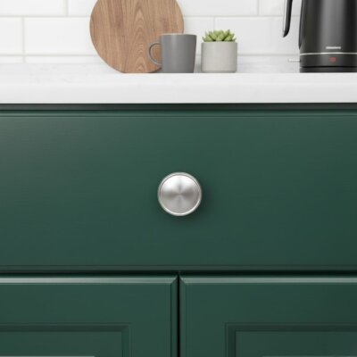 Bayraktar Ayna Model Düz Düğme Kulp Krom Renk (B-07-D-18) - Bayraktar (1)