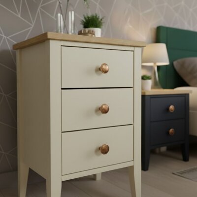 Bayraktar Ayna Model Düz Düğme Kulp Antik Bakır (B-07-D-20) - Bayraktar