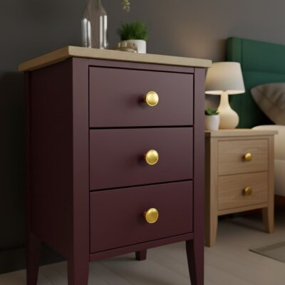 Bayraktar Ayna Model Düz Düğme Kulp Altın Renk (B-07-D-22) - Bayraktar