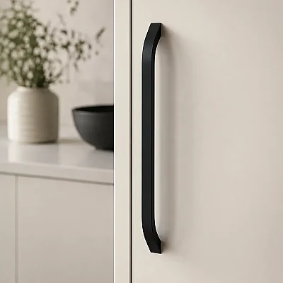 Özer Boğaziçi Model Kulp 320mm Siyah Dolap Çekmece Kulpu (B-06-320-02) - 1