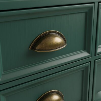 Bayraktar Cansu Desenli Antik Sarı Çanak Kulp (B-46-64-94) - Bayraktar