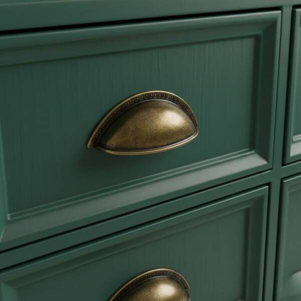 Bayraktar Cansu Desenli Antik Sarı Çanak Kulp (B-46-64-94) - 1