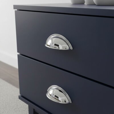 Bayraktar Cansu Modeli Düz Krom Renk Kulp 64mm (B-45-64-18) - Bayraktar