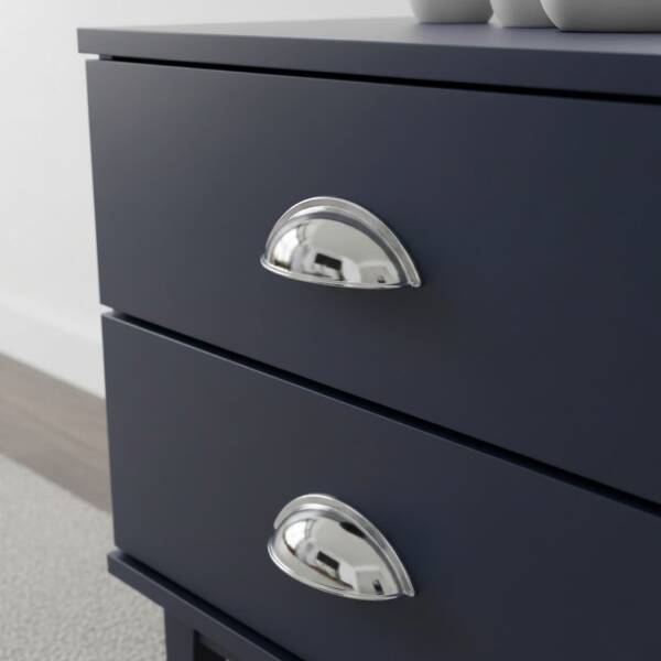 Bayraktar Cansu Modeli Düz Krom Renk Kulp 64mm (B-45-64-18) - 1