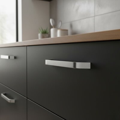 Bayraktar Cihan Modeli Mobilya Kulbu Inox 224mm (B-08-224-53) - Bayraktar