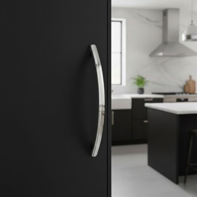 Bayraktar Kavaklı Yay Modeli Mobilya Kulbu Inox 224mm Kulp (B-46-224-53) - Bayraktar