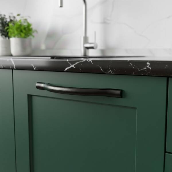 Bayraktar Köprü Modeli Mobilya Kulbu Siyah 160mm Kulp (B-29-160-02) - 1