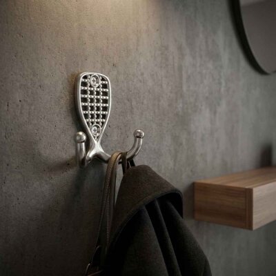 Bayraktar Osmanlı Modeli Krom Portmanto Askılık (20-32-18) - Bayraktar