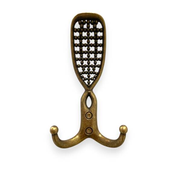 Bayraktar Osmanlı Modeli Antik Sarı Portmanto Askılık (20-26-94) - 1