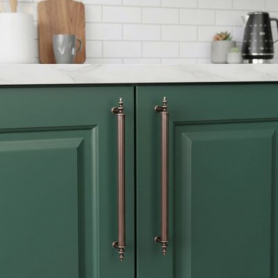 Bayraktar Yıldız Modeli Antik Bakır Kulp 192mm (B-38-192-100) - Bayraktar