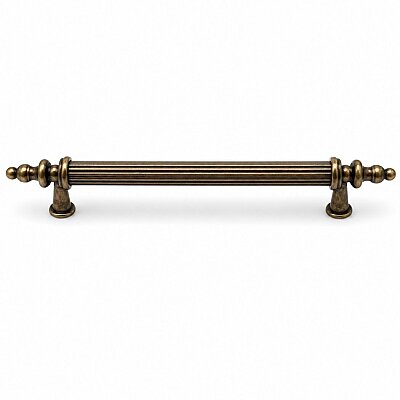 Bayraktar Yıldız Modeli Mobilya Kulbu Antik Sarı 224mm Kulp (B-38-224-91) - Bayraktar