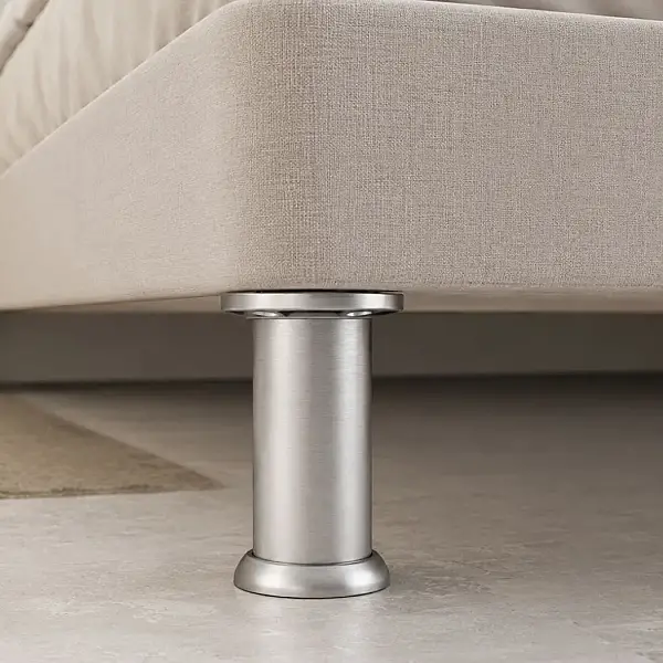 Eroğlu Baza Ayağı Eko Jumbo Mat Krom 15cm x 61mm Plastik (EA449) - 1