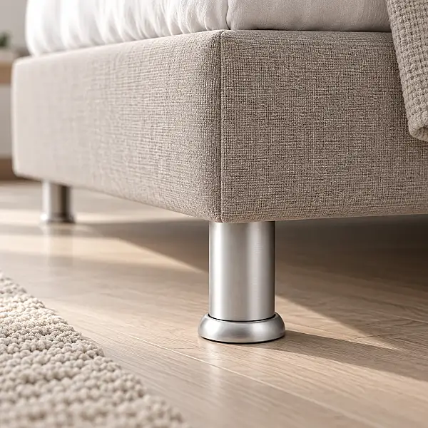 Eroğlu Baza Ayağı Eko Jumbo Mat Krom 5cm x 61mm Plastik (EA453) - 1