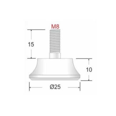 Sese Küçük Beyaz Bingo Ayak M8 (EA435) - 2