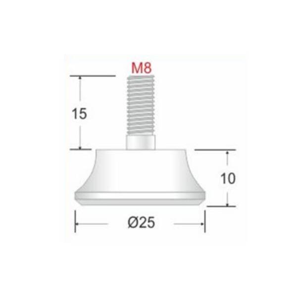 Sese Küçük Beyaz Bingo Ayak M8 (EA435) - 2