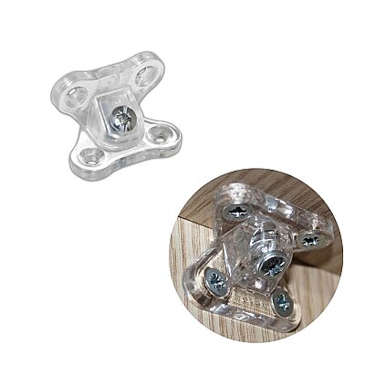 BCR Plastik Açılı (Dereceli) Köşe Çektirme Şeffaf Kelebek Bağlantı - BCR