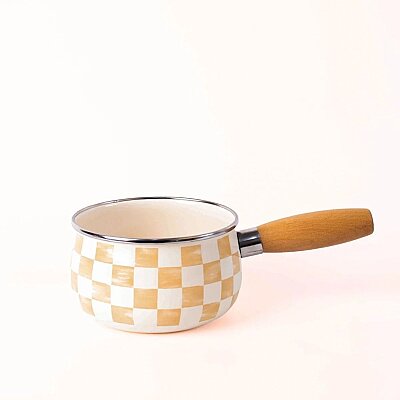 Beige Emaye Tava (EMAY6) - Emaylab (1)