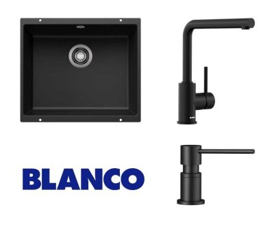 Blanco Rotan 500-U Siyah Mila Spiralsiz Mat Siyah Lato Mat Siyah Sabunluk (527 919) - 3