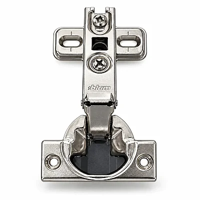 Blum 100° Modül Düz Menteşe + Taban (95B2550.L0MB+P) - 3