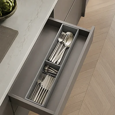 Blum Ambia Line M Çekmece Düzenleyici 100x500x51mm Orion Gri (ZC7S500RS1) - 1