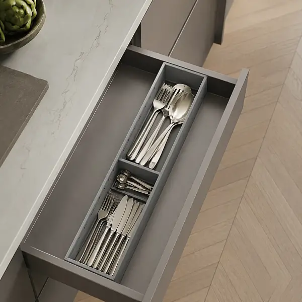 Blum Ambia Line M Çekmece Düzenleyici 100x500x51mm Orion Gri (ZC7S500RS1) - 1