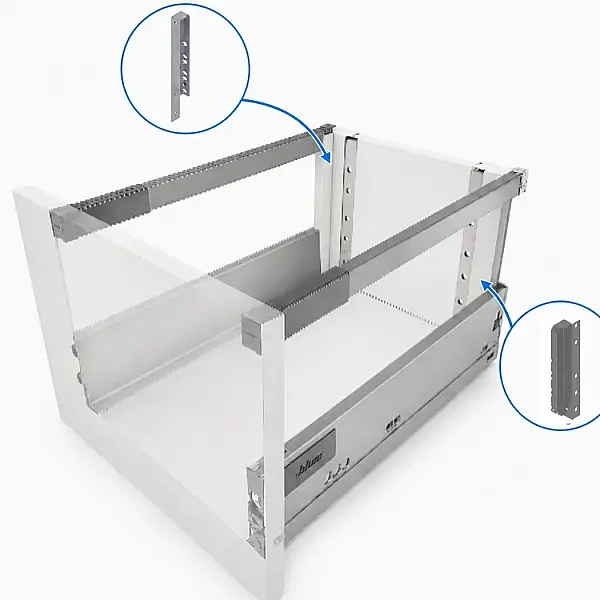 Blum Antaro Gri D Arkalık Sağ+Sol (Z30D000SL R+L) - 1