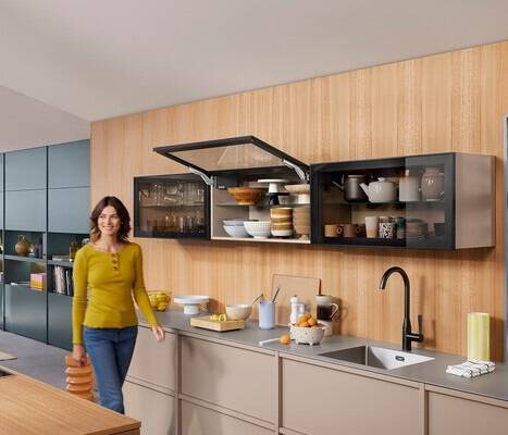 Blum Aventos HK Top 2901 - Gri Set Kalkar Kapak (22K2901-SET) - 1