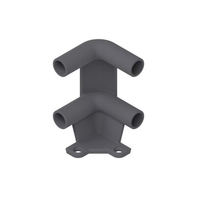 Blum 2 li Gri Sepetlik Köşe Bağlantı Elemanı (ZTU00Z0) - Blum