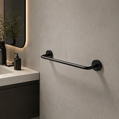 System Banyo Bobo Uzun Havluluk Siyah 33cm (BA1021 004 AL6) - 1