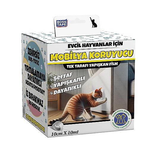 Boss Tape Çizilmeye Karşı Mobilya Koruyucu 100mm*10mt (BT-03036) - 1