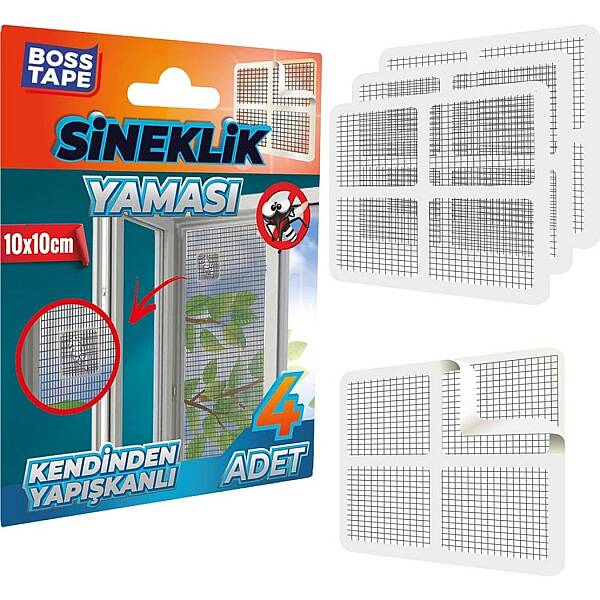 Boss Tape Sineklik Yaması 10*10 cm 4 adet (BT-04005) - 2