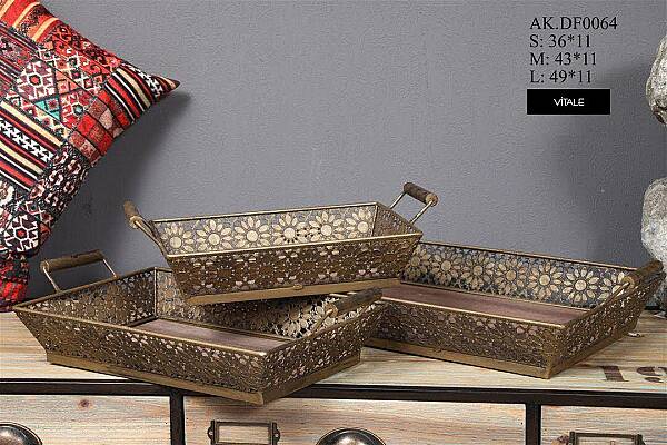 Bronz Tepsi 50*30*11 cm (AK.DF0064/3) - 5