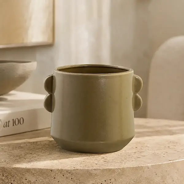 Büyük Kulaklı Saksı 16*13,5*13 cm (AK.JF095753100) - 2