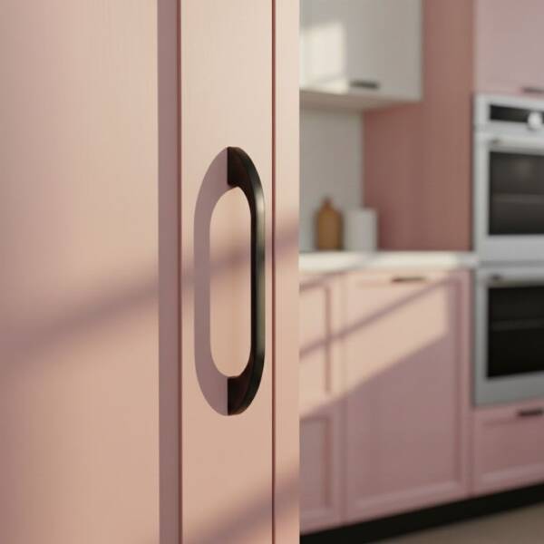 Bayraktar Meriç Modeli Mobilya Kulbu Siyah 128mm Kulp (B-44-128-02) - 1