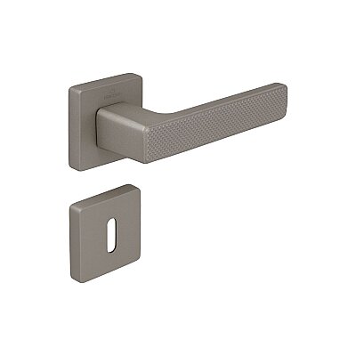 Çebi Gren Kare Rozetli Oda Kapı Kolu Mat Nikel (C52129166204) - Çebi (1)
