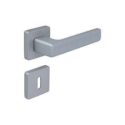 Çebi Root Modeli Kare Rozetli Oda Kapı Kolu Mat Krom (C52199166205) - Çebi (1)