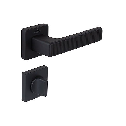 Çebi Root Modeli Kare Rozetli Wc Kapı Kolu Mat Siyah (C52199168224) - 2