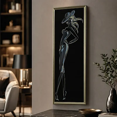 Cam Baskı Tablo 40*100 cm (AK.TBL0102-2) - 1