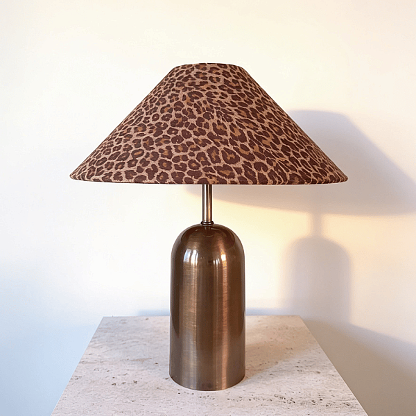 Camel Leopar Copper Abajur - 1
