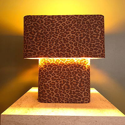 Camel Leopar Nubuk Abajur - 4