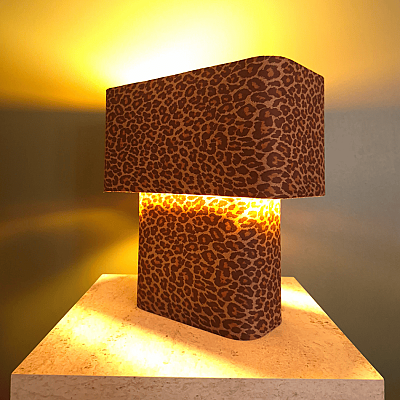 Camel Leopar Nubuk Abajur - 6